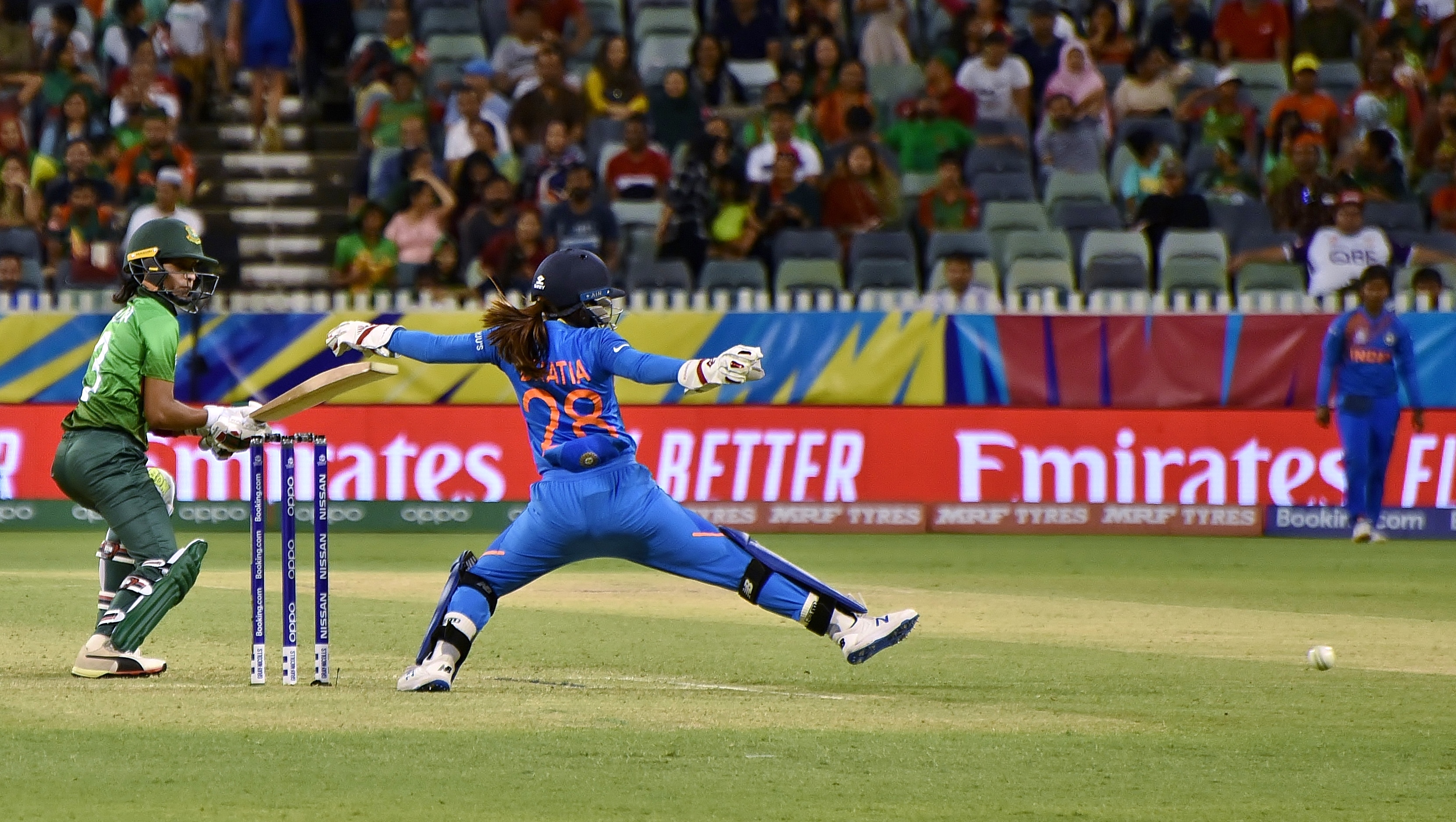 Bangladesh Spin Maestro Salma Khatun Bowling Delivery on the Pitch